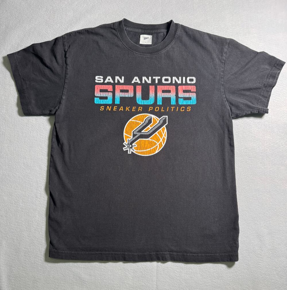 San Antonio Spurs x Sneaker Politics Limited Edition Made in USA T-Shirt Size L